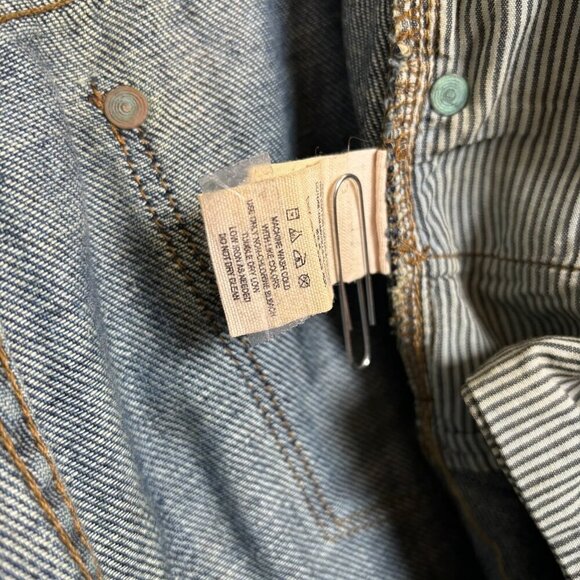 Free People FP Dark Blue Jeans Womens 26 Button Fly Distressed Grunge Boho - Picture 8 of 16